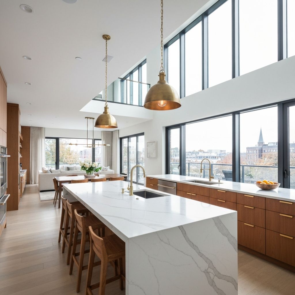 Elegant modern kitchen in luxury Toronto home